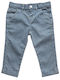 Kinder Schlaghose Stoff Blau