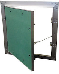 Moisture-Resistant Plasterboard Inspection Hatch Novamat Classic Brush Qic 20x20cm