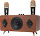 Kisonli Boxă Karaoke cu Microfoane Wireless G105 22304 Maro