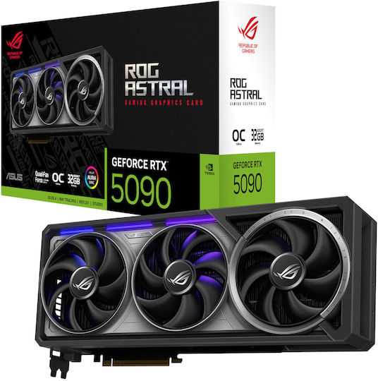Asus GeForce RTX 5090 32GB GDDR7 Astral OC Edition Κάρτα Γραφικών
