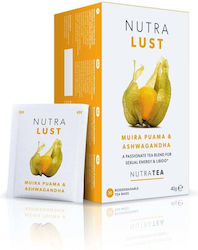 Nutra Tea Lust Muira Puama & Ashwagandha Libido Herbal Infusion Women & Men 40g 20 Sachets Nutra Tea Lust Muira Puama & Ashwagandha Libido Herbal Infusion Women & Men 40g 20 Sachets