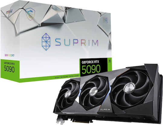MSI GeForce RTX 5090 32GB GDDR7 SUPRIM SOC Κάρτα Γραφικών