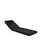 HomeMarkt Sunbed Cushion with Backrest Sifnos Black 196x78cm