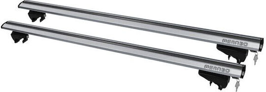 Menabo Lince Silver XL Roof Bars for Peugeot 5008 2021+