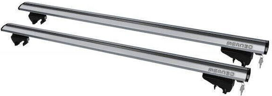 Menabo Lince Silber XL Querstangen Dachträger Hyundai Ix35 Geschweißte Stange 2010-2013