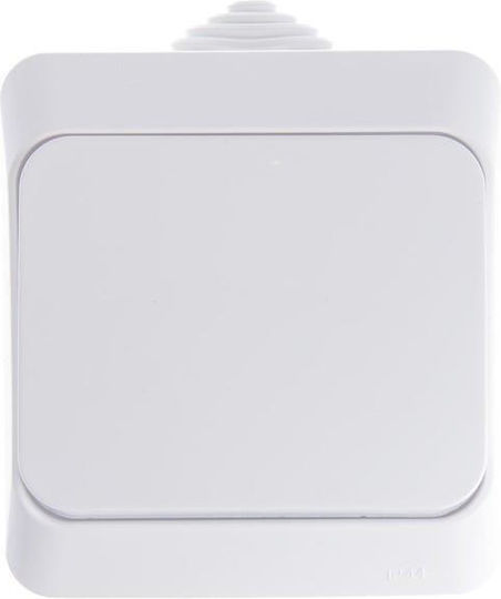 Cedar Plus Surface Mounted Hermetic Connector Single Pole 16ax Ip44 White Wnt-100yf Wde000510