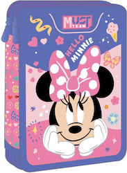 Minnie Mouse Κασετίνα Γεμάτη Μωβ