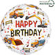 Balloon Construction Happy Birthday 18''