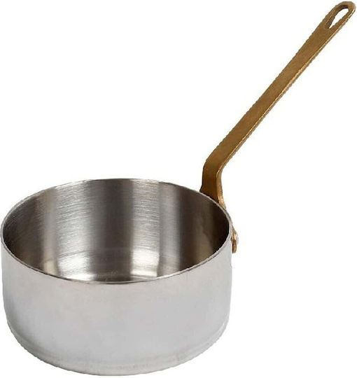 Espiel Serving Basket Metallic with Diameter 10cm and Height 5cm Shiny 1pcs