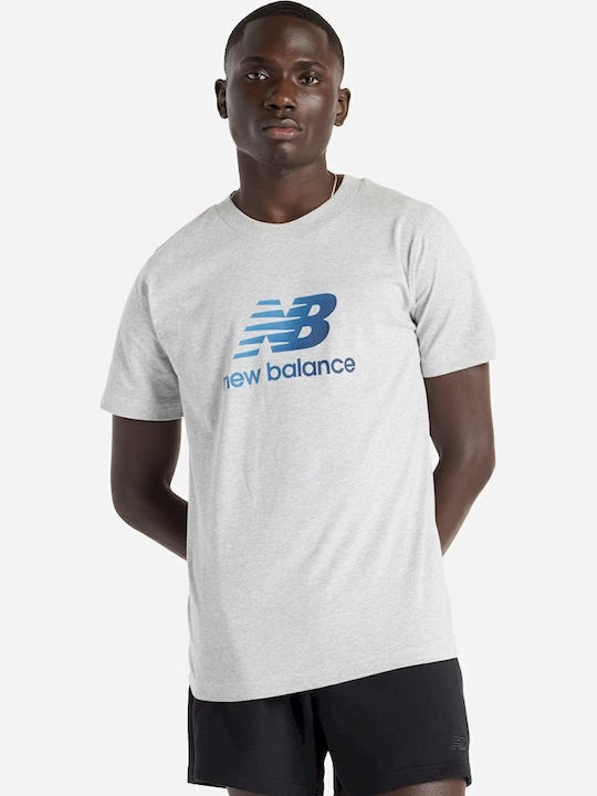 New Balance T-shirt Γκρι