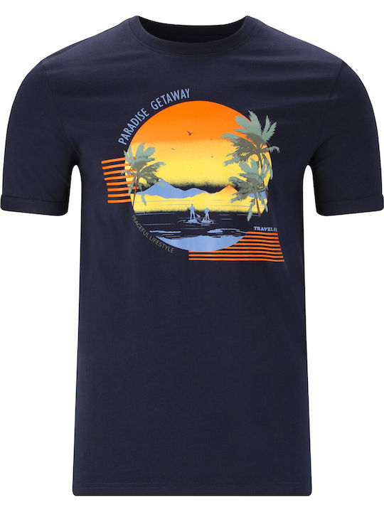 Αθλητικό T-shirt Navy Blazer