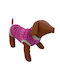 Woof Moda Sleeveless Fleece Shirt Fuchsia for Dogs & Cats Medium 31cm
