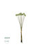 Globostar Artificial Garden Pale Green Dandelion Bouquet 21362 Artificial Decorative Dandelion Bouquet H54cm
