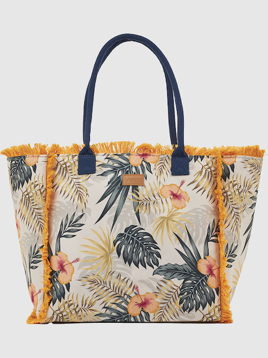 Verde Verde Stoff Strandtasche Orange
