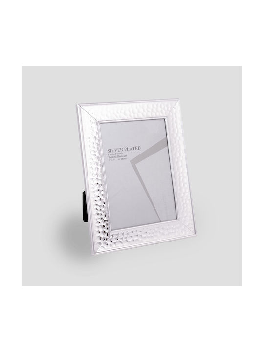 Metallic Photo Frame with Silver Frame 2 Pieces