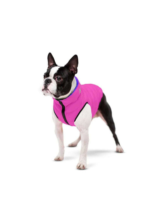 Waudog Waterproof Jacket Airyvest Reversible Pink-Purple Xsmall 30cm