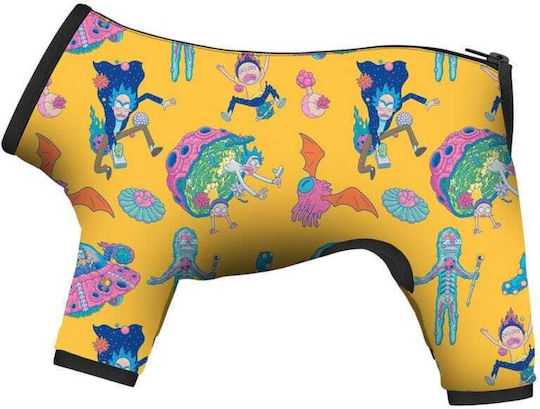 Водоустойчиво яке с качулка Waudog "Рик и Морти 3" S30 57-59см X 44-46см