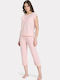 Pijadore Summer Women's Pyjama Set Pink