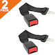 Seat Belt Extender Buckle Receptacle 23cm 2pcs