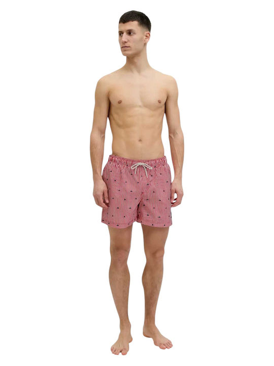 Jack & Jones Ανδρικό Μαγιό Σορτς True Red Multi...