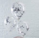 Transparent Balloon Silver Confetti 3 Sizes 16"...
