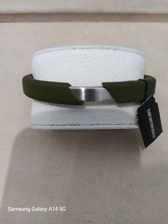 Emporio Armani Eagle Logo Ανδρικό Βραχιόλι Δερμάτινο Emporio Armani Eagle Logo Ανδρικό Βραχιόλι Δερμάτινο