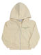 Kinder-Strickjacke Ecru