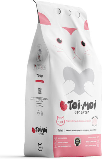 Toi Moi Άμμος Γάτας με Άρωμα Baby Powder 10kg