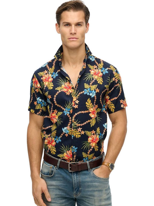 Superdry Hawaiian Print Short Sleeve Shirt Trop...