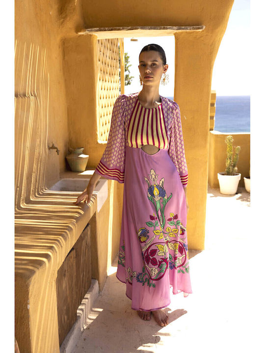 Summer Maxi Dress for Wedding / Christening Lilac