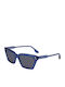 Victoria Beckham Damen Sonnenbrille mit Blau Kunststoff Gestell und Blau Linse