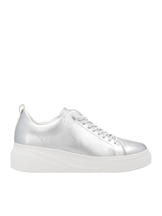 Damen Anatomisch Sneakers Silber