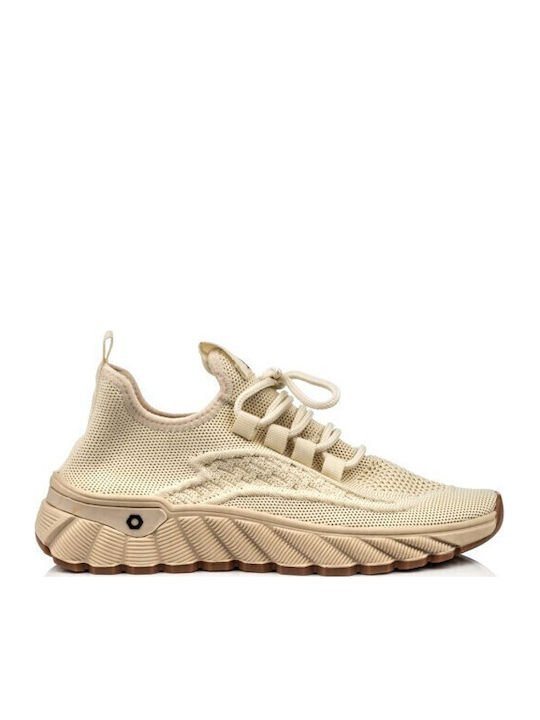 Boxer Damen Sneakers Beige