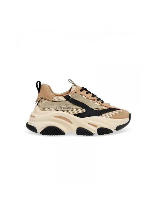 Steve Madden Possession-e Дамски Сникърси Каки