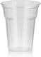 THraki Disposable Cup Plastic Transparent 400ml 50pcs