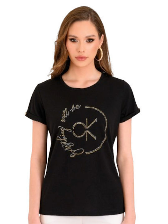 Дамска T-shirt Черна