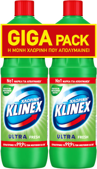 Klinex Ultra Chlor Frisch Badezimmerreiniger 1250ml 2 Stück