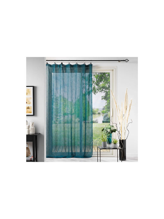 Douceur d'Intérieur Curtain with Grommet Blue 140x240cm