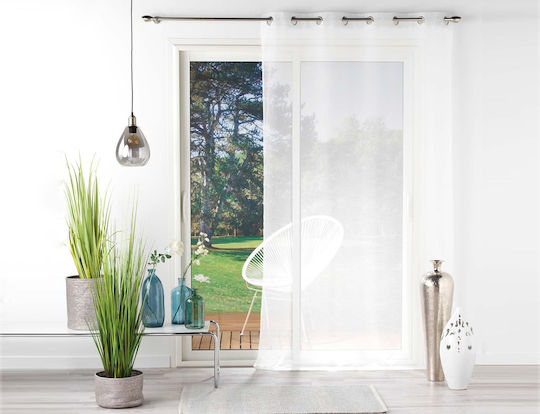 Douceur d'Intérieur Vorhang mit Grommet Weiß 140x240cm