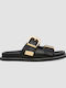 Arche Women's Flat Sandals in Black Color