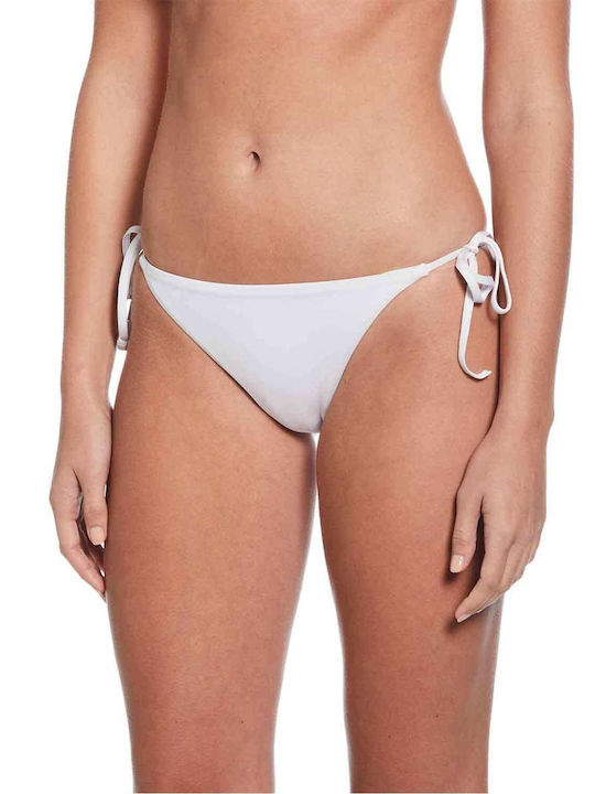 Nike Bikini Slip with Laces White