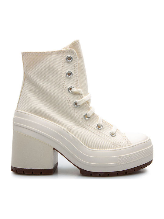 Converse Γυναικεία Μποτάκια Λευκά