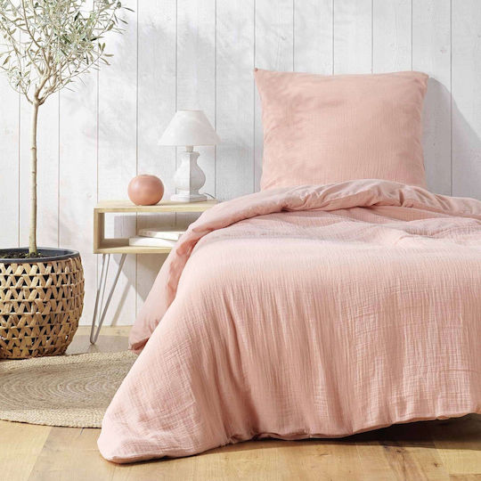 Douceur d'Intérieur Elektrische Gitarren Einzelbett 140x200 Angelia Pink