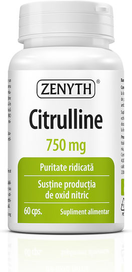 Zenyth Citrullin / Arginin 750mg 60 Kapseln Pumpe
