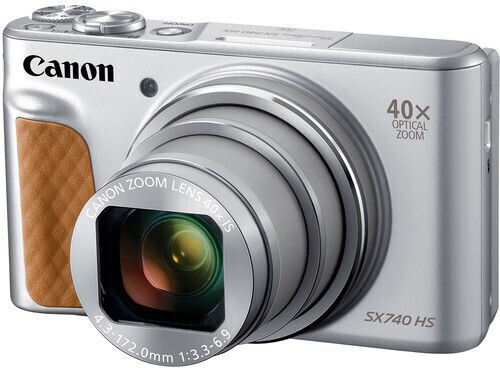 Canon PowerShot SX740 HS Lite Edition Aparat Foto Compact 20.3MP Full HD (1080p) Zoom Optic 40x Argintiu