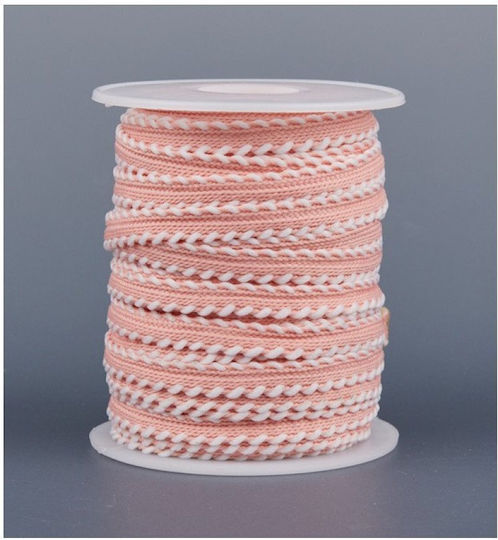 Herringbone Ribbon 1cm Pink Bk5 40813-34 Nv-25-00060-337-pink