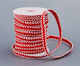 Fischgrätenband 1cm Rot Bk5 40813-34 Nv-25-00060-337-rot