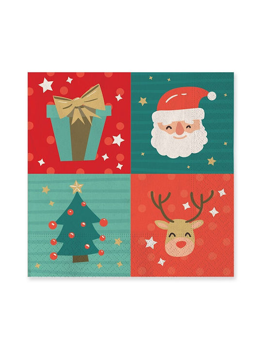 Weihnachtsservietten 33 x 33 cm 20 Stück
