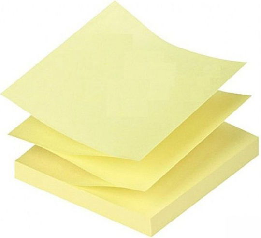 Αυτοκολλητα Χαρτακια Z-type Κιτρινα 76x76mm 100φ