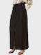 Linen Skirt Black
